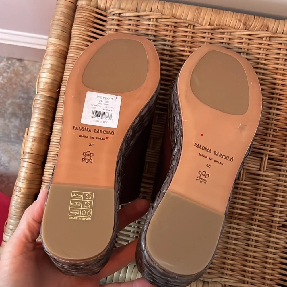 Free People x Paloma Barcelo Sandals Size EU 38 or US 7 NWT